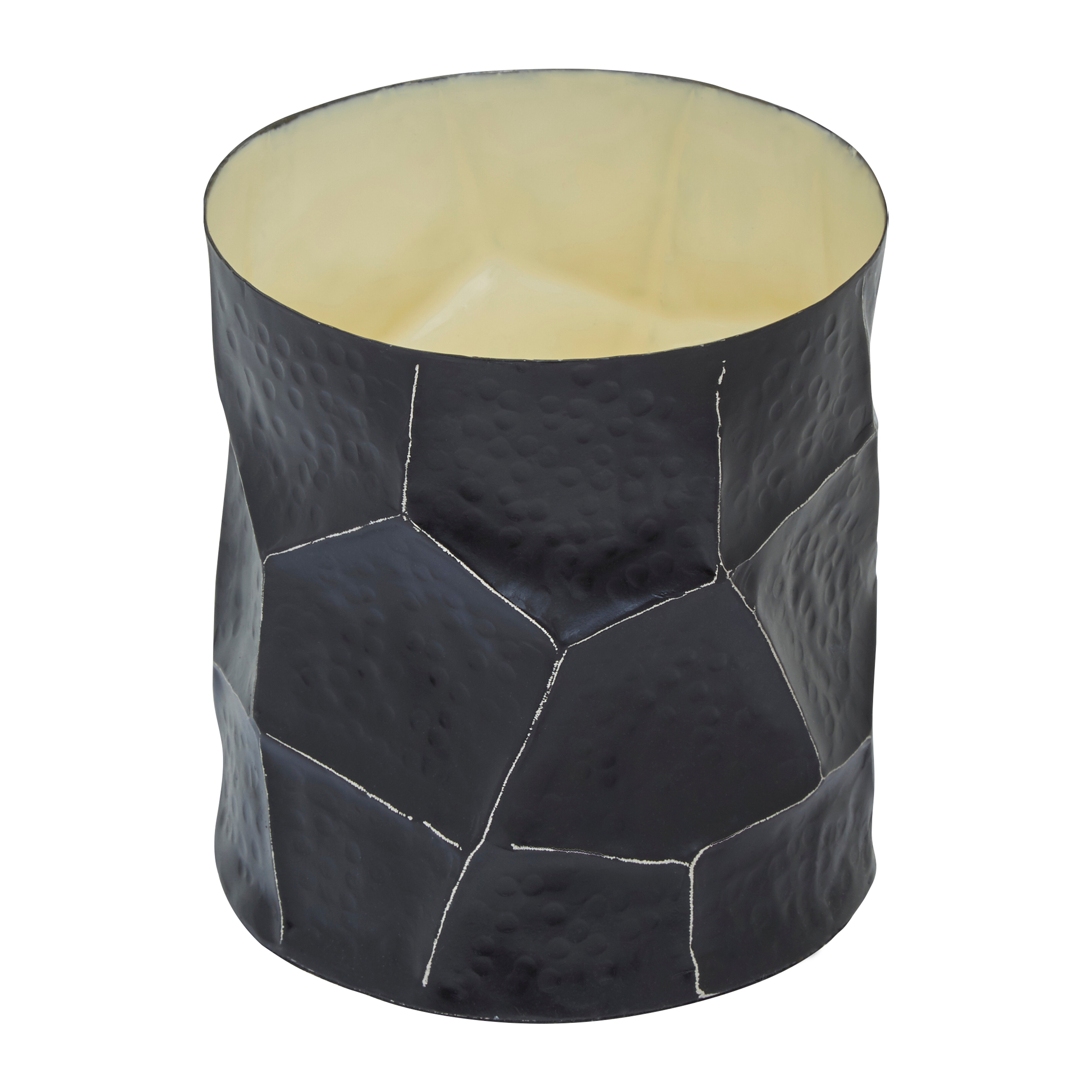 Koby Hammered Black Trinket Box | Large